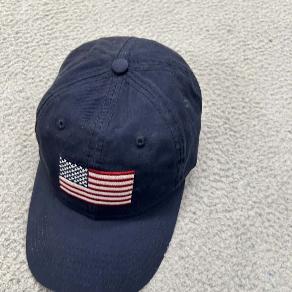 Flag Hat Cap Mens One Size Strapback Patriats Patriotic USA Stars Stripes - Picture 3 of 10